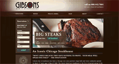 Desktop Screenshot of gibsonssteakhouse.com