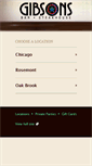 Mobile Screenshot of gibsonssteakhouse.com